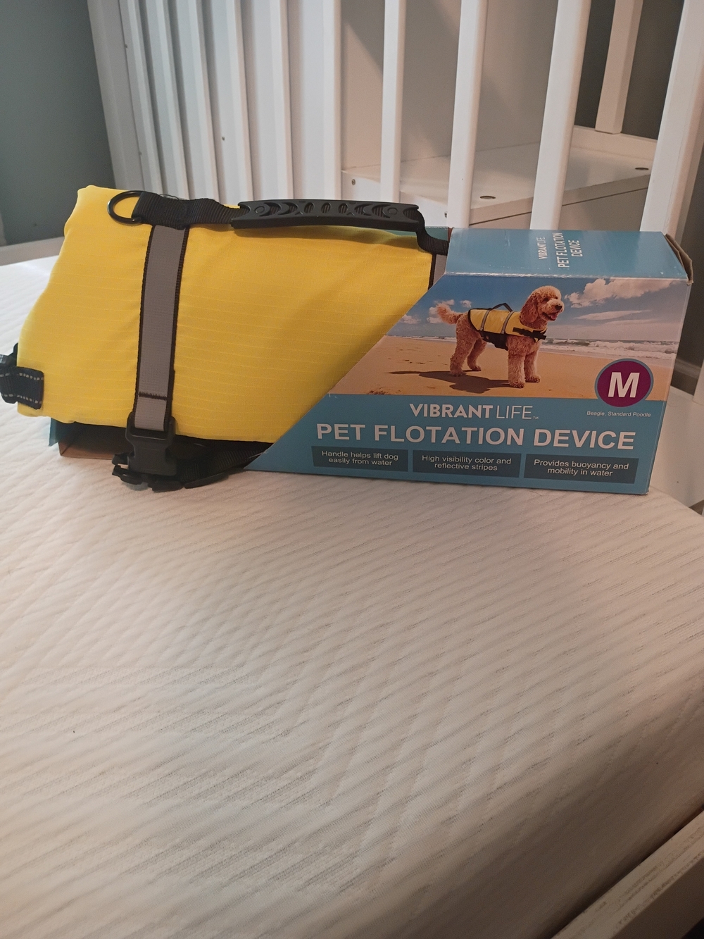VibrantLife Yellow Dog Flotation Device - Medium